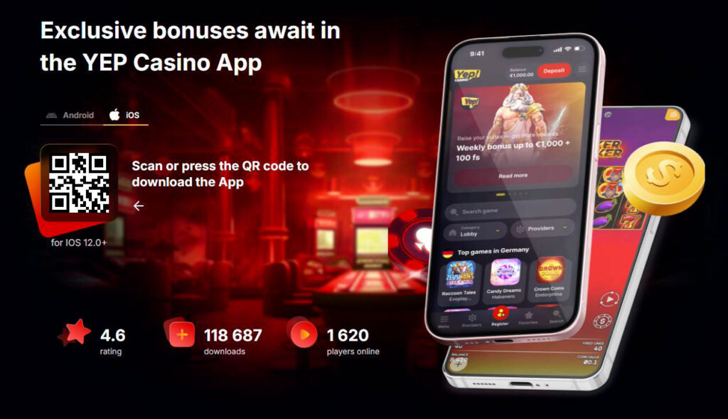 ios guide app yepcasino
